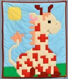 Giraffe Baby Quilt Pattern - 3 sizes