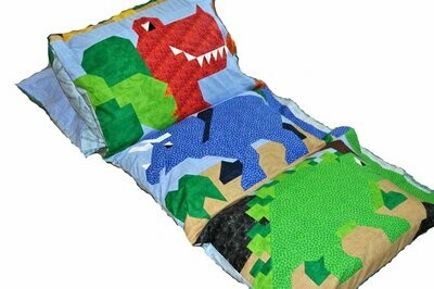 Dinosaur Pillowcase Set - 5 standard size - PDF