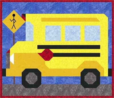 Short School Bus - 3 Sizes - PDF