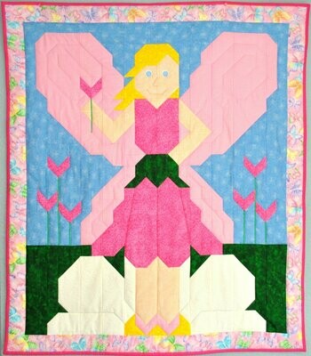 Fairy Quilt Pattern - 3 Sizes - PDF