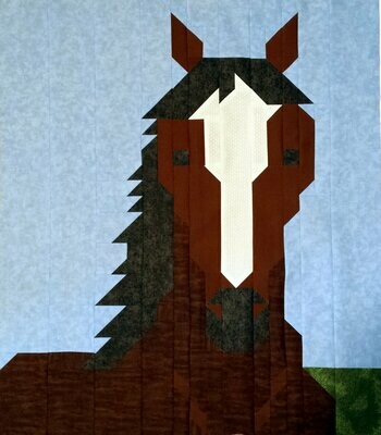 Sheri Horse Quilt Pattern - 3 Sizes