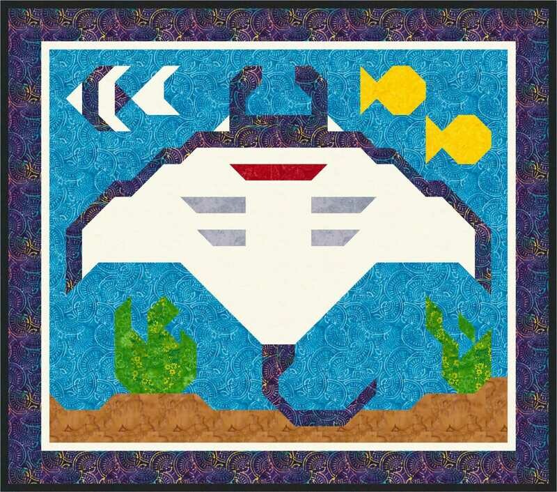 Manta Quilt Pattern - 3 Sizes - PDF