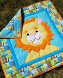 Leo Lion Baby Quilt Pattern  - 3 Sizes