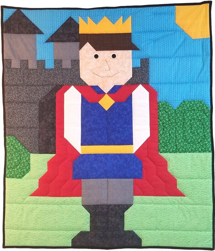 Prince Quilt Pattern 3 Sizes Instant Download