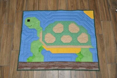Tortoise Quilt Pattern with Multiple Sizes, instant download PDF