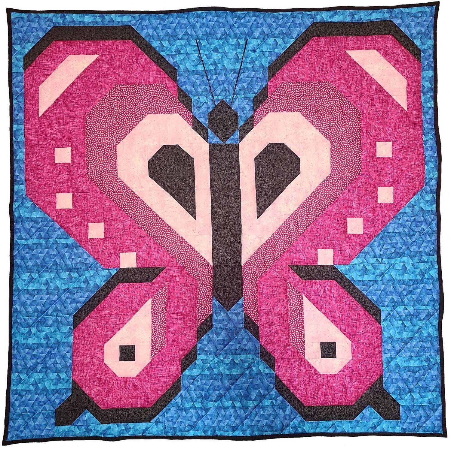 Butterfly Quilt Pattern 3 Sizes Instant Download PDF