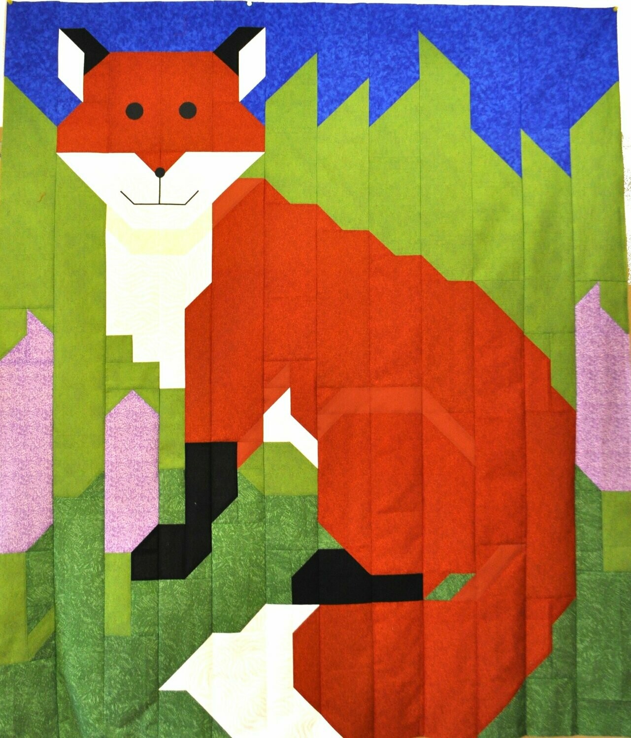 Fox Quilt Pattern - 3 Sizes - PDF Fox Quilt Pattern - 3 Sizes - PDF