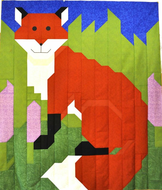 Fox Quilt Pattern - 3 Sizes - PDF