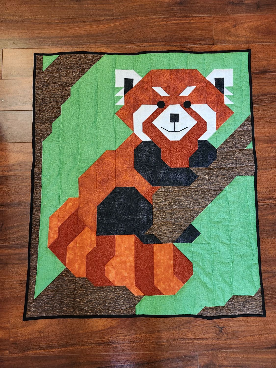 Red Panda Quilt Pattern with 3 sizes
