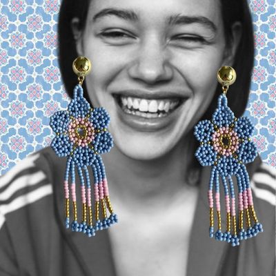 Oorbellen met kralen