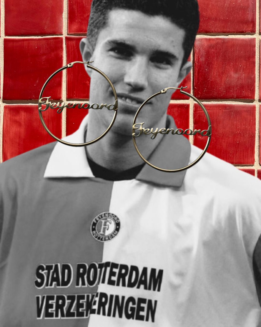 Feyenoord oorbellen