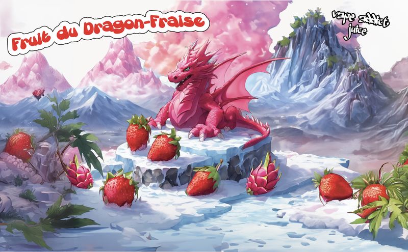 Fruit du dragon fraise