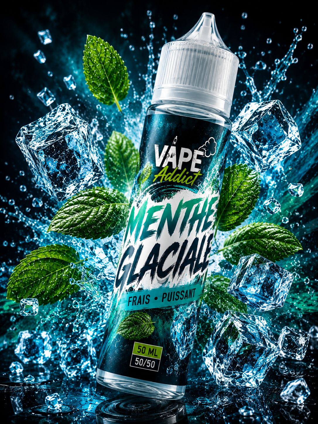 Menthe Forte Glaciale – Vape Addict Juice