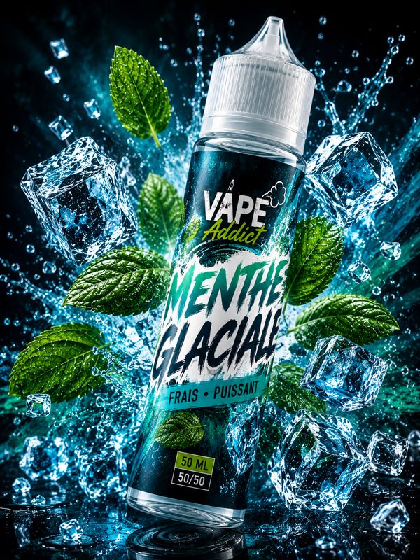 Menthe Forte Glaciale – Vape Addict Juice