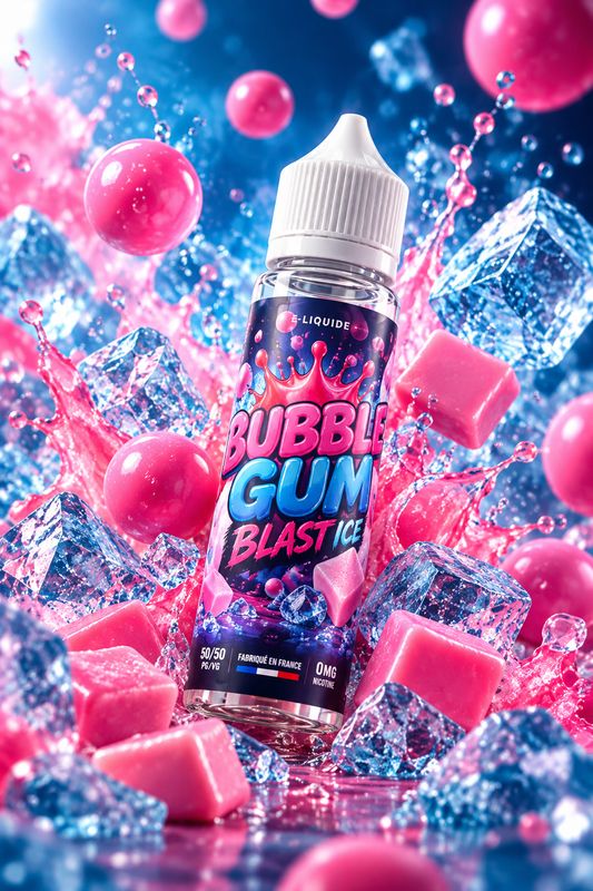 Bubble Gum Blast Ice – Vape Addict Juice – 50 ml