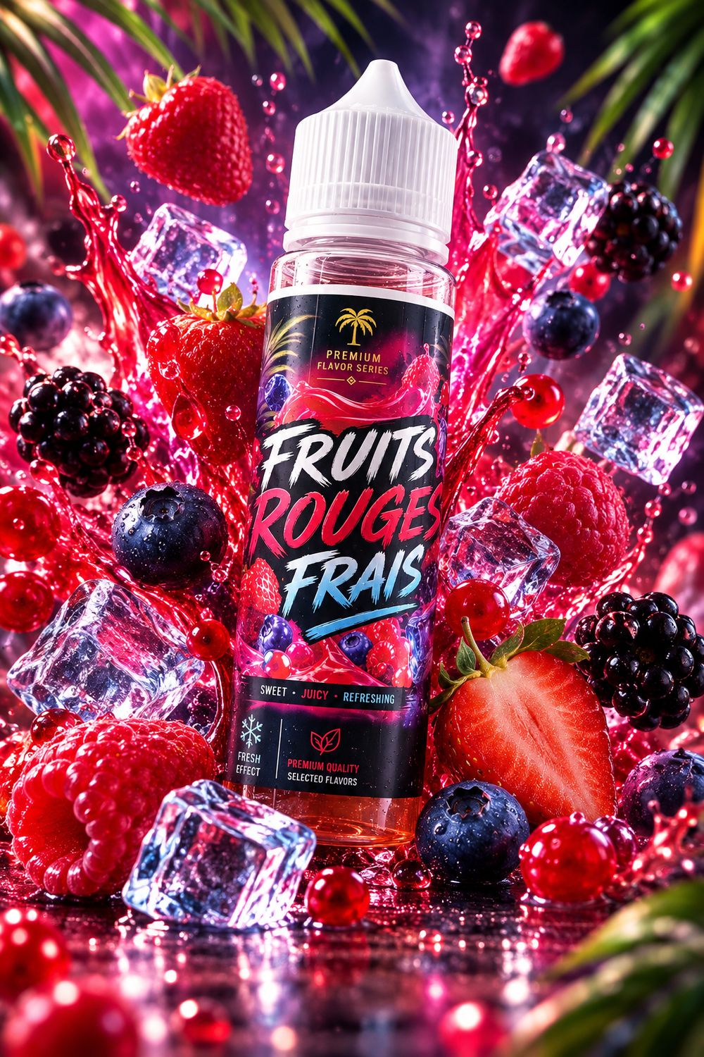 Fruits Rouges Frais – Vape Addict Juice – 50 ml