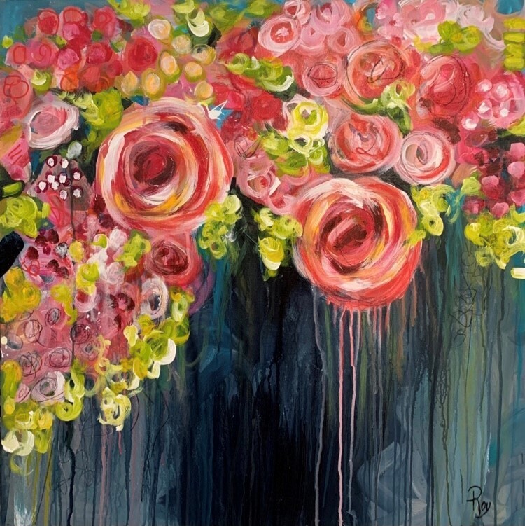 The flowers of love 11      30&quot;x 30&quot;