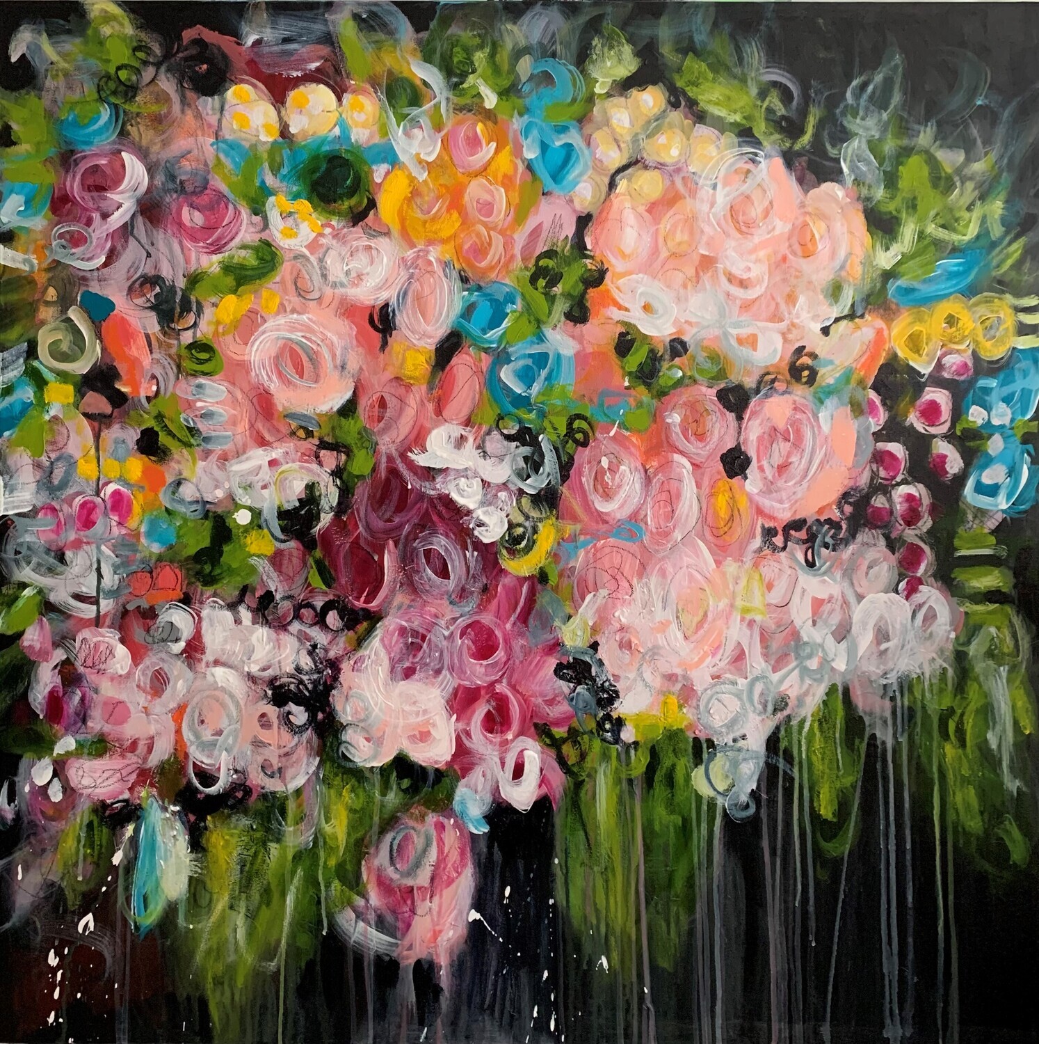 The flowers of love 16    36&#39;&#39;x 36&#39;&#39;