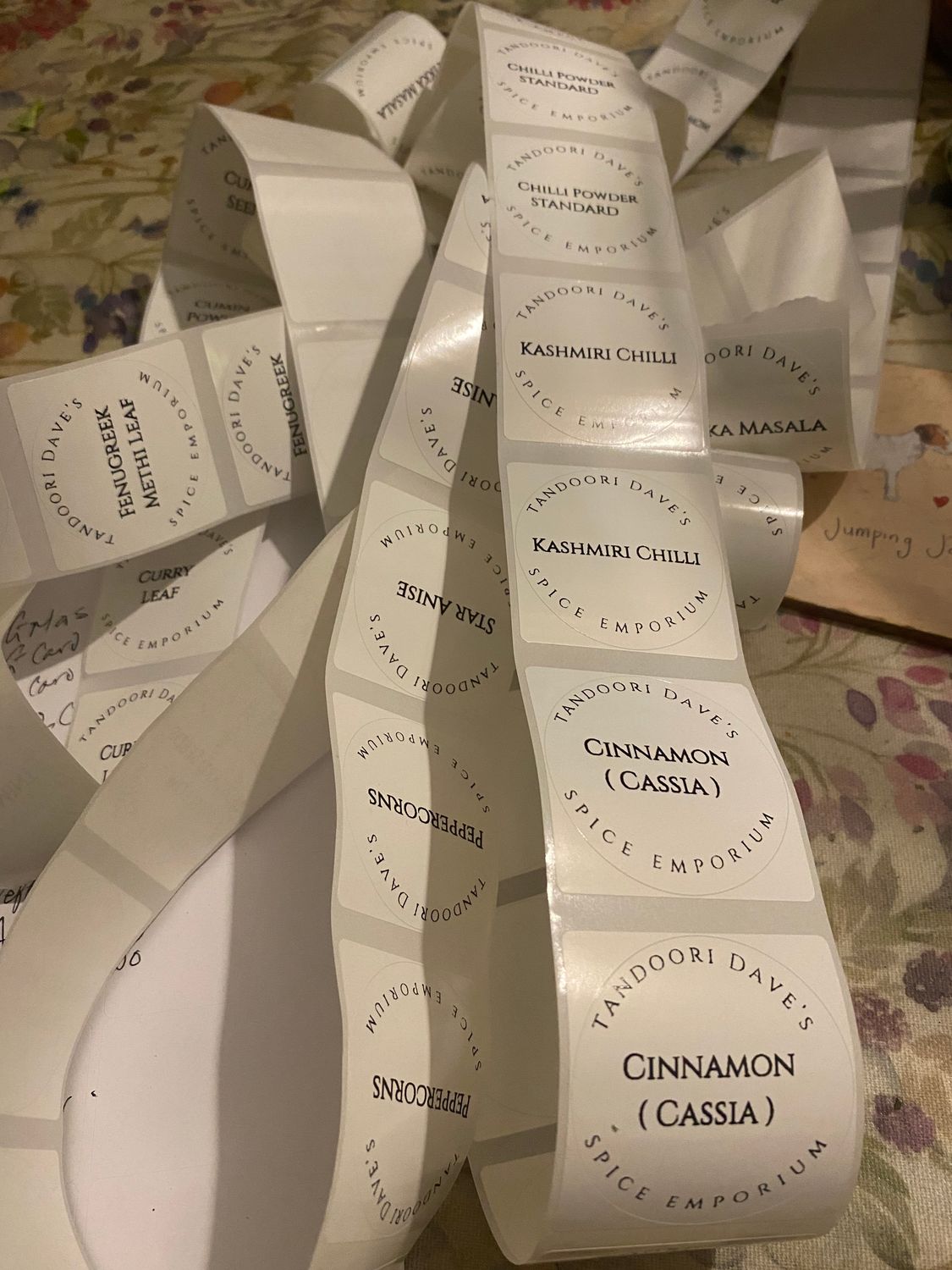 Custom labels x 20