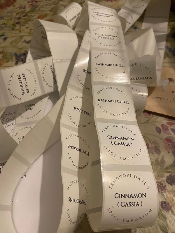 Custom labels x 20
