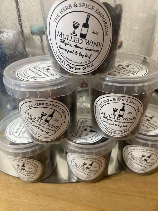 Mulled wine spice 40g enough for 4-6 bottles of vino