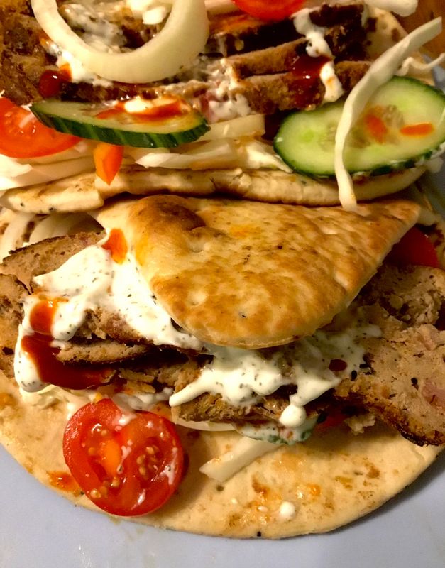 Gyros Greek Doner kebab Gyros Greek Doner kebab
