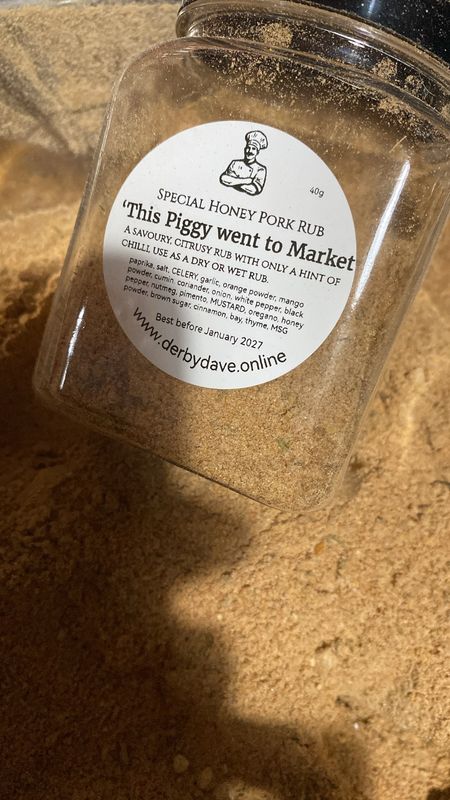 This little piggy Pork rub with honey This little piggy Pork rub with honey