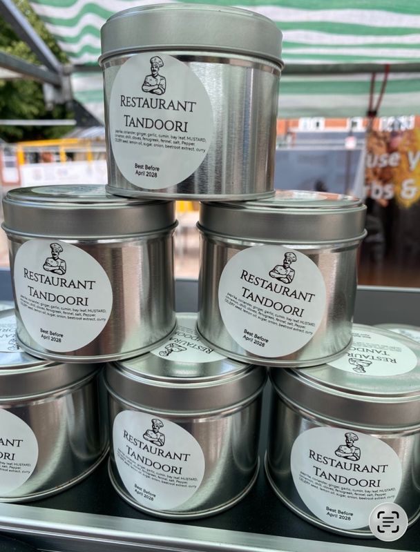 A tin of tandoori 80g enough to do 5kg of the best tandoori you’ll ever have. A tin of tandoori 80g enough to do 5kg of the best tandoori you’ll ever have.