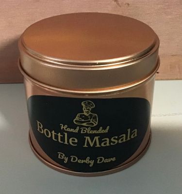 Bottle masala with finishing spice. Magnificent