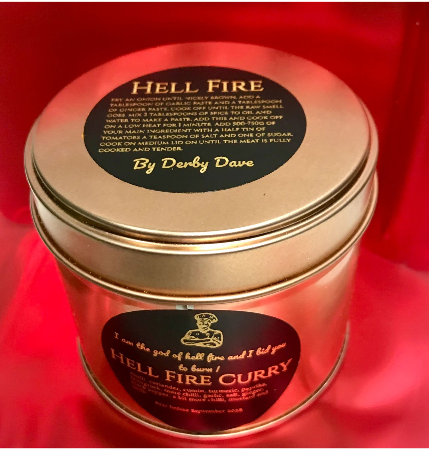 Hell Fire Curry The hot one