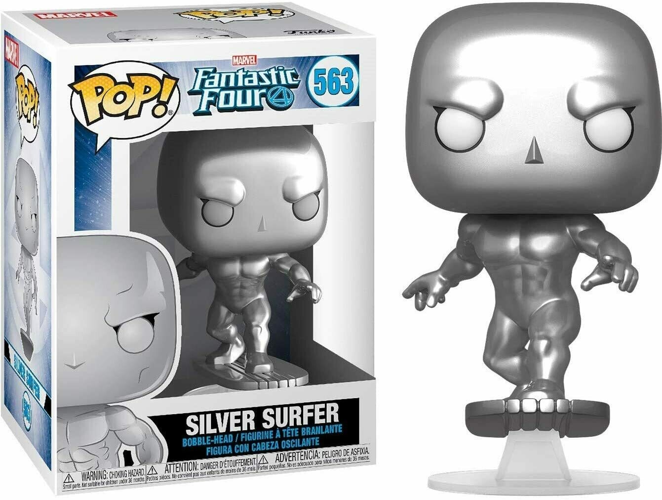 Funko Pop! Marvel: Silver Surfer Los 4 Fantasticos