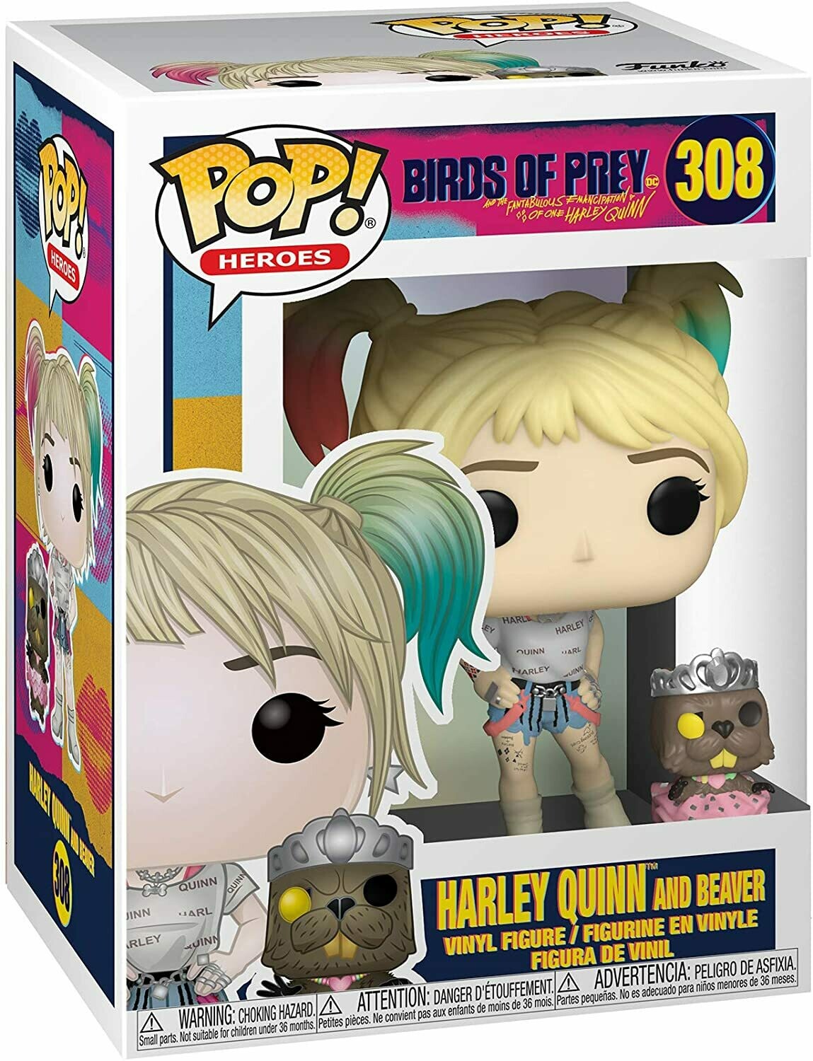 Funko Pop! Harley Quinn & Beaver Birds of Prey