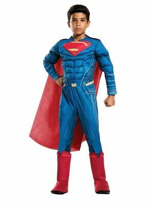 Disfraz Niño Superman con musculo Liga de la Justicia