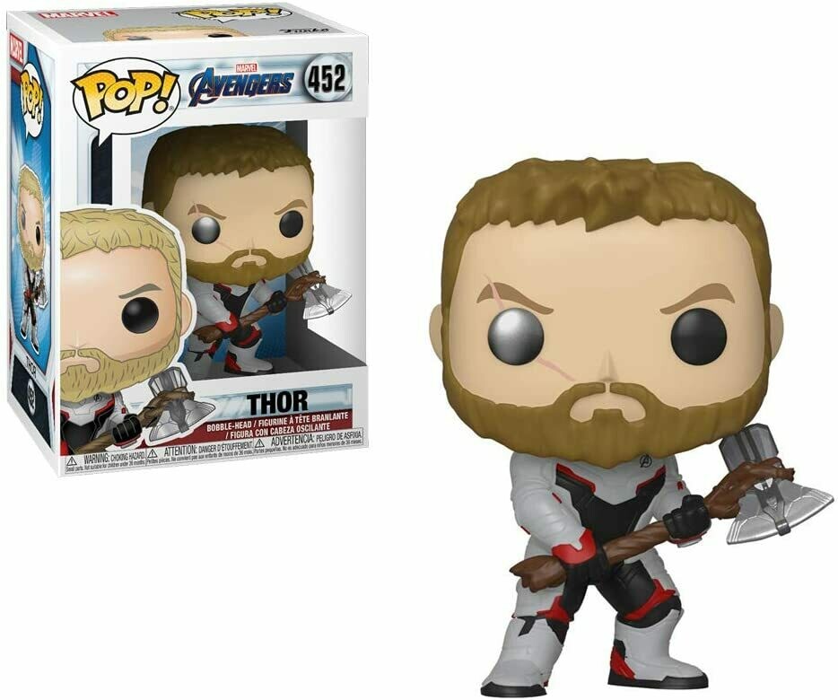 Funko Pop! Marvel: Thor Avengers Endga - Caja c Detalle