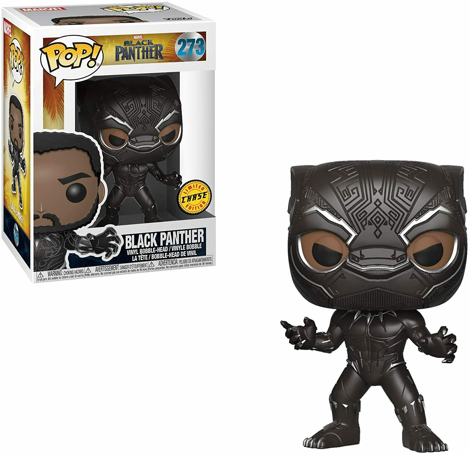 Funko Pop! Marvel: Black Panther #273 Chase