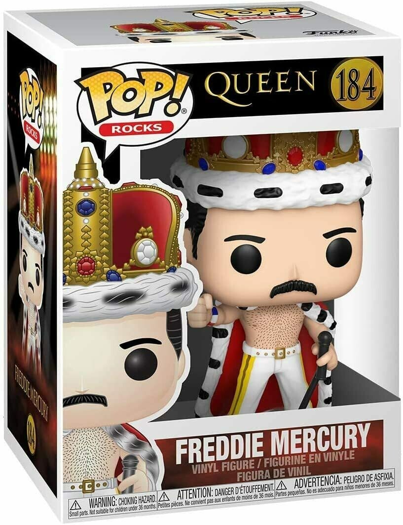 Funko Pop! Freddie Mercury (King) #184 - Queen