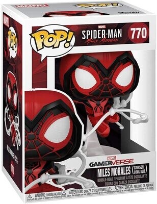 Funko Pop! Miles Morales Crimson Cowl Suit Spider-Man