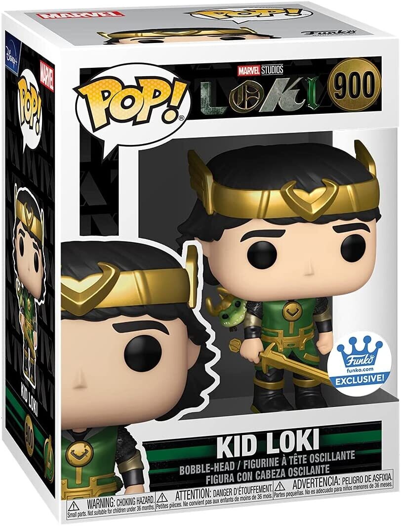 Funko Pop! Kid Loki Niño #900 (Metalico) - Marvel