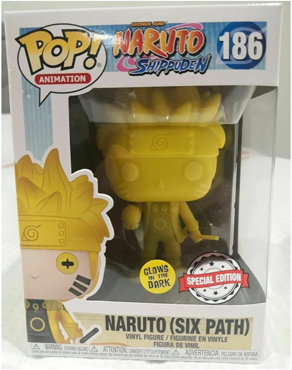 Funko Pop! Naruto Six Path Amarillo GITD #186