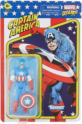 Figura articulada Capitán América Marvel Legends Retro