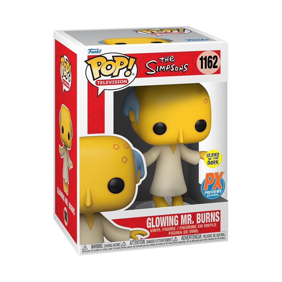 Funko Pop! Señor Mr. Burns radiactivo Glowing #1162 -