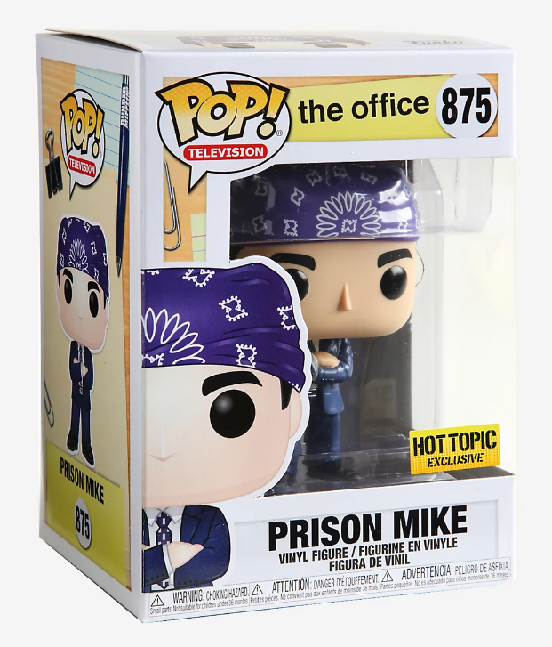 Funko Pop! Michael Scott Prison Mike) #875 - The Office
