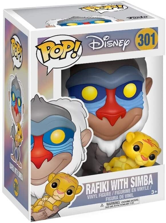 Funko Pop! Rafiki con Simba - El Rey León