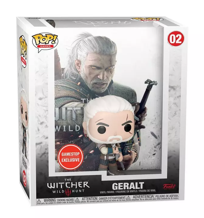 Funko Pop! Geralt Portada The Witcher Wild Hunt