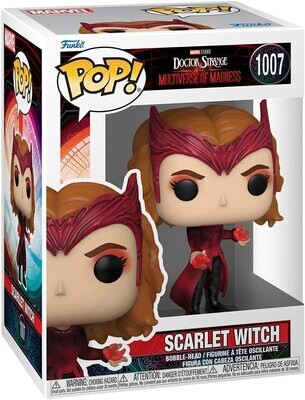 Funko Pop! Scarlet Witch Dr. Strange Multiverse Madness Caja con detalle