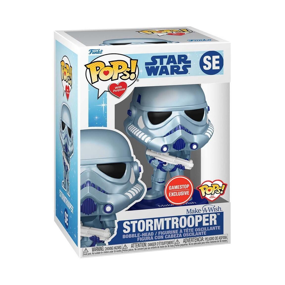 Funko Pop! Stormtrooper Azul Metalico - Star Wars