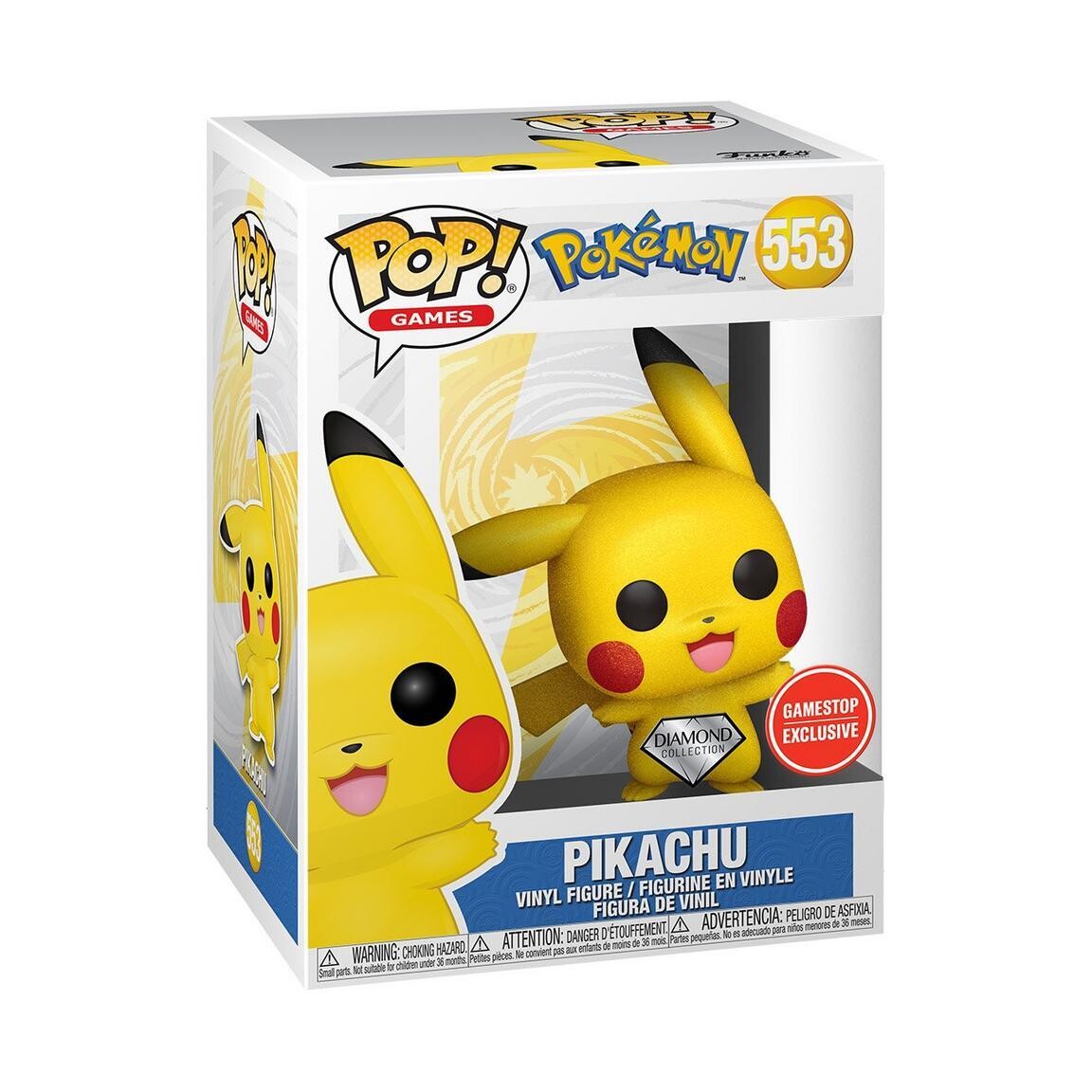 Funko Pop! Pokemon Pikachu Diamond collection #553