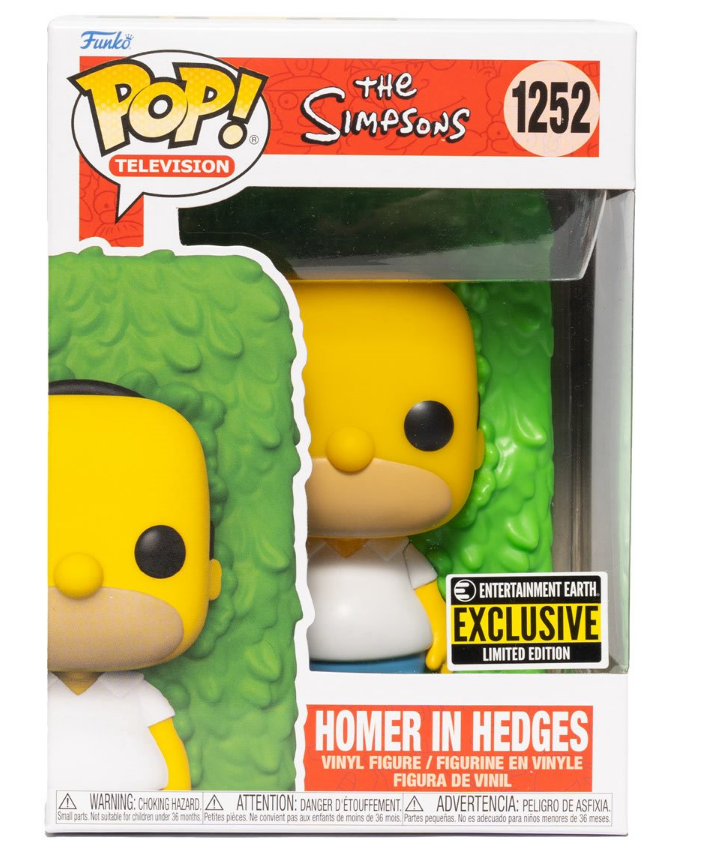 Funko Pop! Homero en arbustos #1252 - Los Simpsons