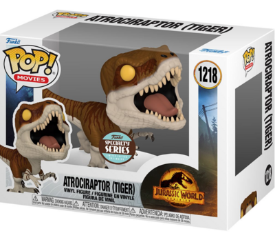 Funko Pop! Atrociraptor (Tiger) - Jurassic World Dominion