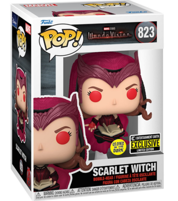 Funko Pop! Scarlet Witch #823 Bruja Escarlata Glows - Wandavision